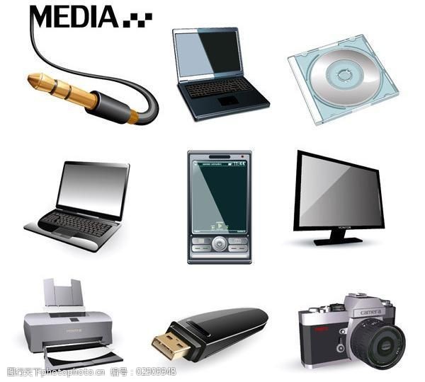 數(shù)碼產(chǎn)品圖標(biāo) 融合功能與美學(xué)的視覺(jué)符號(hào)